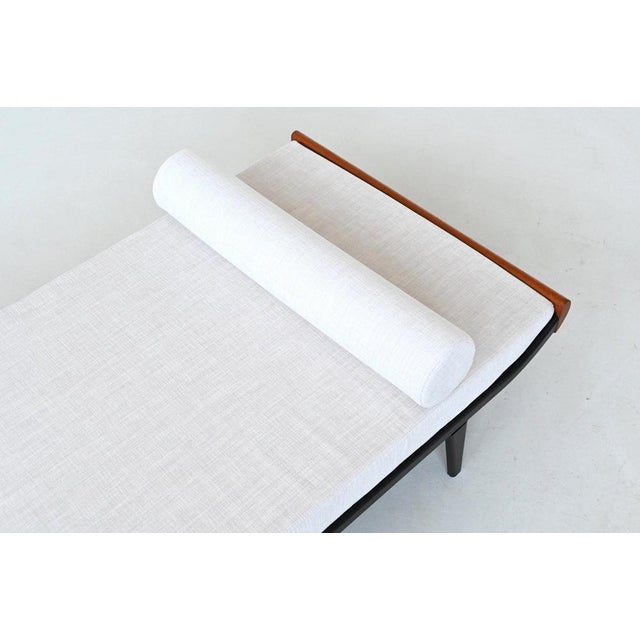Dutch Cleopatra Daybed in White Fabric by Dick Cordemeijer for Auping, 1954 For Sale - Image 15 of 18