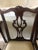 Double pedestal mahogany dining set with banded table and eight chairs. Stickley. Good used condition. Measures 112" X 44"...