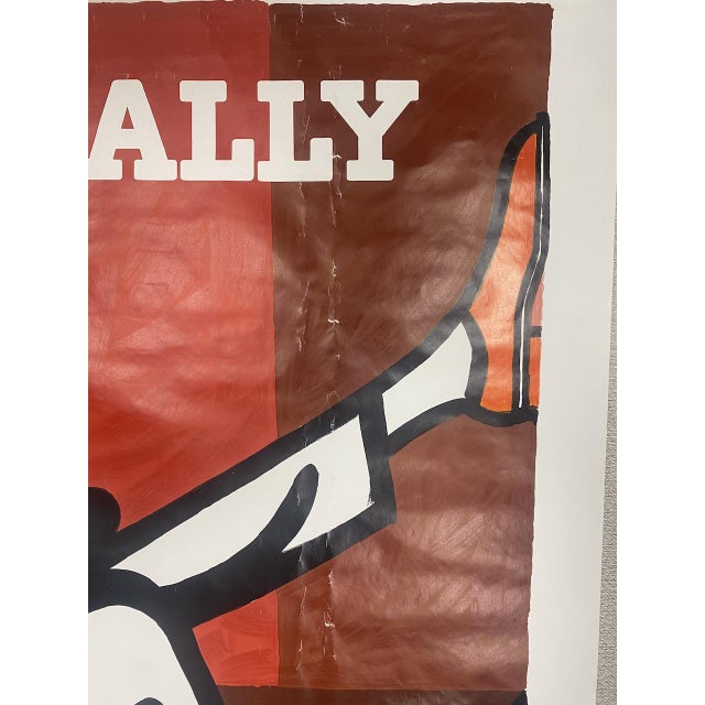 Bally Man Poster from Villemot, 1986 For Sale - Image 6 of 9