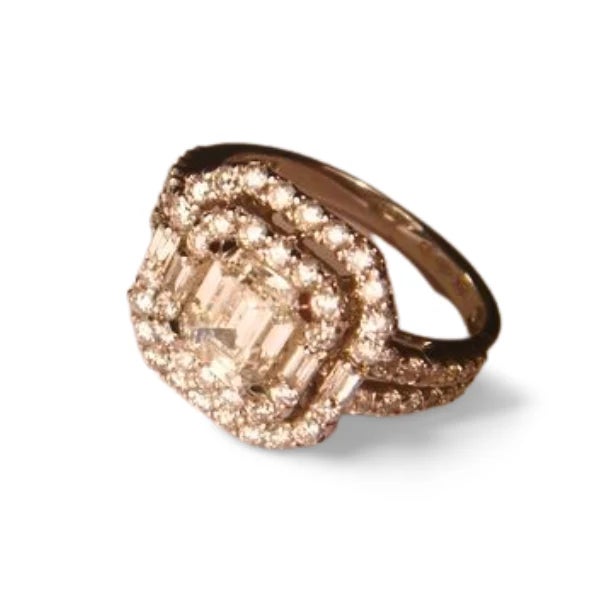 Magnificent Estate 18K White Gold 1 Carat GIA Certified Diamond Engagement Ring. A truly breathtaking piece, this...