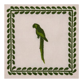 Johanna Ortiz Dark Jungle Caica Cocktail Napkin, Set of 4 For Sale