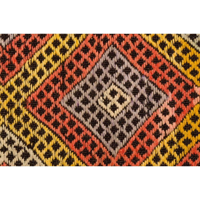 Textile Oushak Antique Kilim Rug For Sale - Image 7 of 10