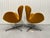 Rare early vintage set of two vintage Arne Jacobsen Swan Lounge Chairs by Fritz Hansen, made in Denmark. All original...