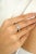 Modern Blue Topaz Diamond Ring Size 7 for Mother's Day Gift For Sale - Image 4 of 12