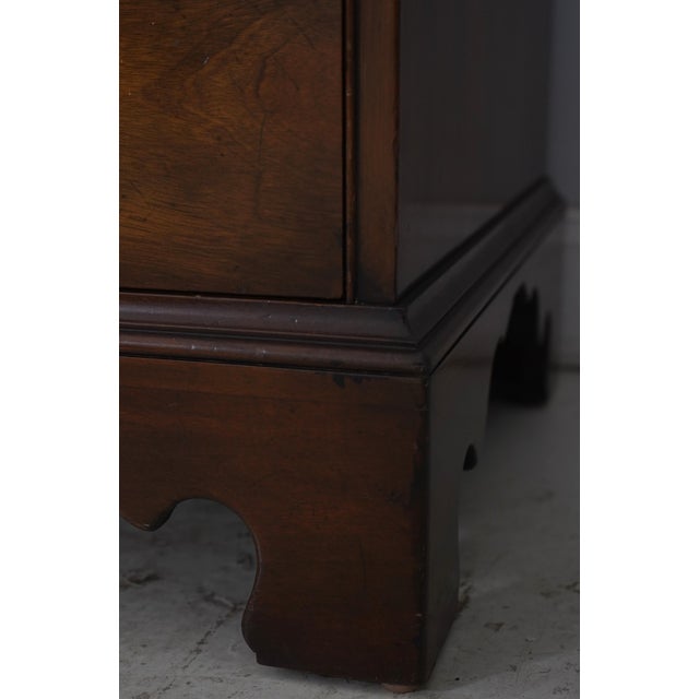 1960s Kittinger Cw-1 Colonial Williamsburg Mahogany Desk For Sale - Image 10 of 18