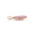Metal Raw-Cut Bezel Set 3.29ct Pink Tourmaline Slice Pendant in 14k Yellow Gold For Sale - Image 7 of 15