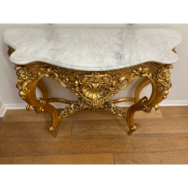 Console Table, Mid 18th Century Louis XV For Sale - Image 4 of 6