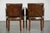 Vintage Dining Chairs in Cowhide Leather, Set of 2 For Sale - Image 3 of 12