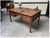Brown Antique Art Nouveau Double-Sided Desk, 1915 For Sale - Image 8 of 12