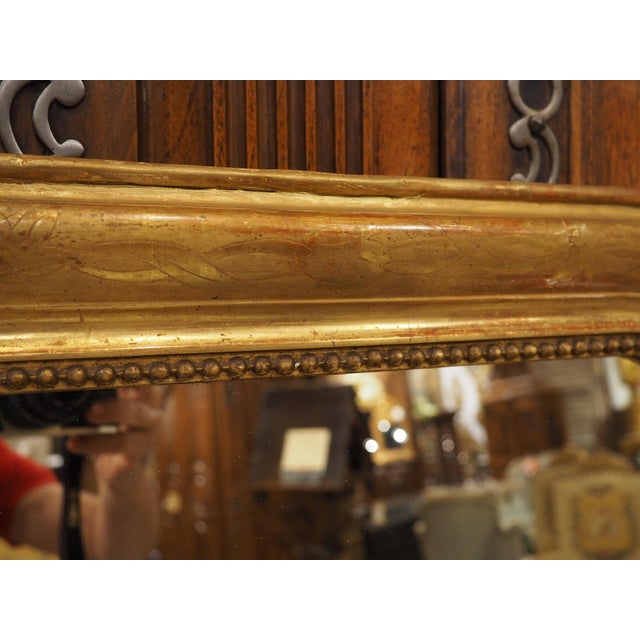 Petite French Giltwood Louis Philippe Style Mirror, Circa 1870 For Sale - Image 10 of 18