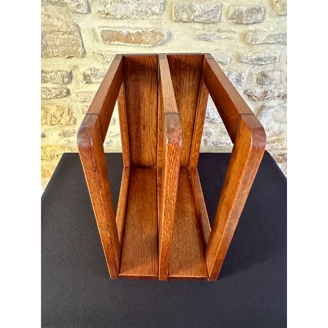 Vintage Magazine Rack by Marcel Gascoin For Sale - Image 10 of 15