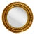 Large Giltwood Convex Mirror Twisted Rope Design 18.25" For Sale