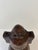 Vintage Carved Wooden Vessel With Turtle Finial – Tribal Style Decorative Object For Sale - Image 4 of 6