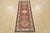 Cabin Kazak Runner 2’6” X 6’7” Red Wool Tribal Hand-Knotted Oriental Rug For Sale - Image 3 of 12