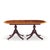 Late 20th Century Councill Craftsmen Mahogany Inlaid Double Pedestal Expanding Dining Table With 3 Leaves For Sale - Image 5 of 15