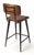 Reminiscient of retro leathers; this bar stool brings a rustic glam to your kitchen, bar or pub ensamble. Comfortable...