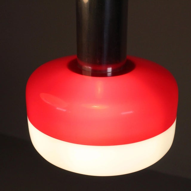 Stilnovo Coloured Chandelier from Stilnovo, 1960s For Sale - Image 4 of 9