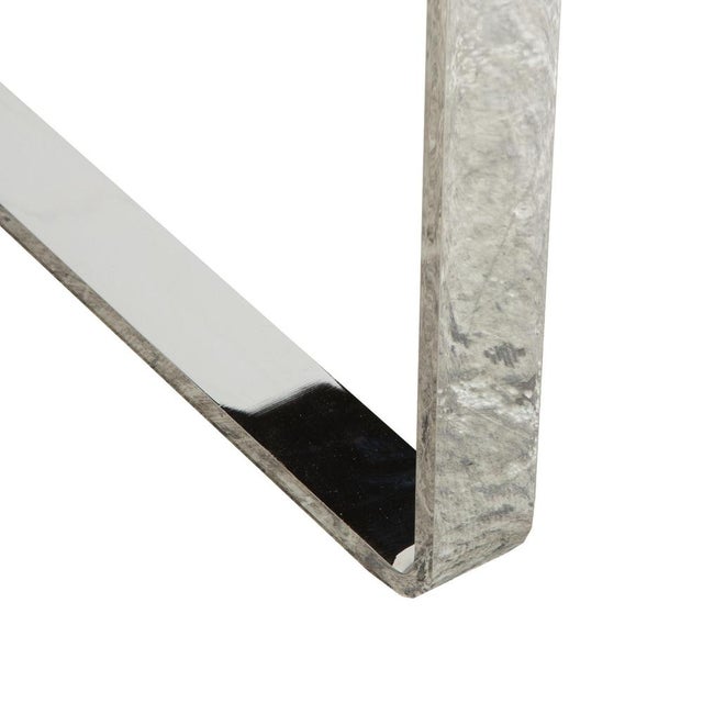 Dark Brown Wood and Chrome Quant Dining Table from Cor For Sale - Image 4 of 11