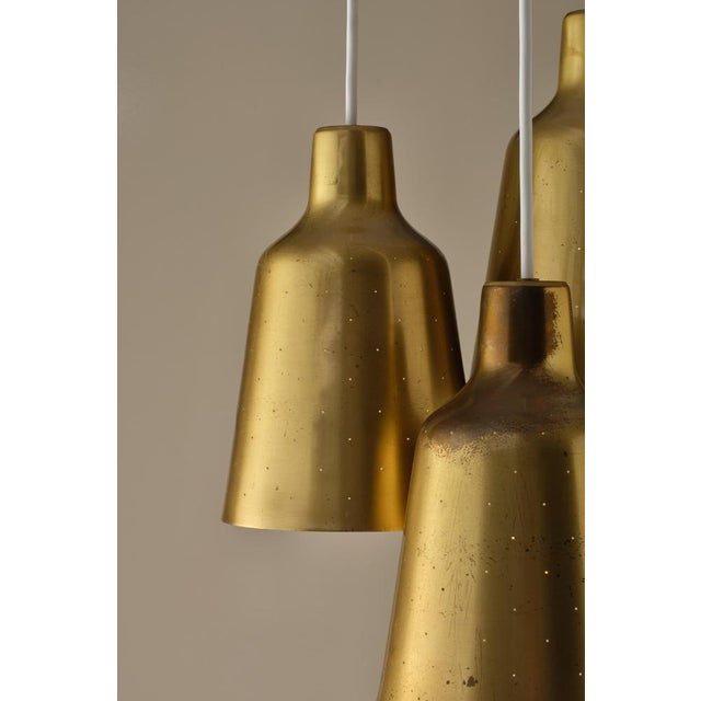 Vintage Brass Pendant Lamp by Hans Bergström, 1950s For Sale - Image 6 of 8