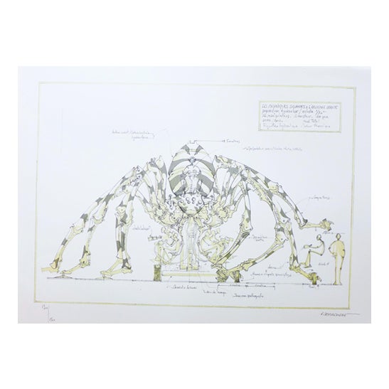 François Delaroziere, The Giant Spider, 2008, Lithograph For Sale