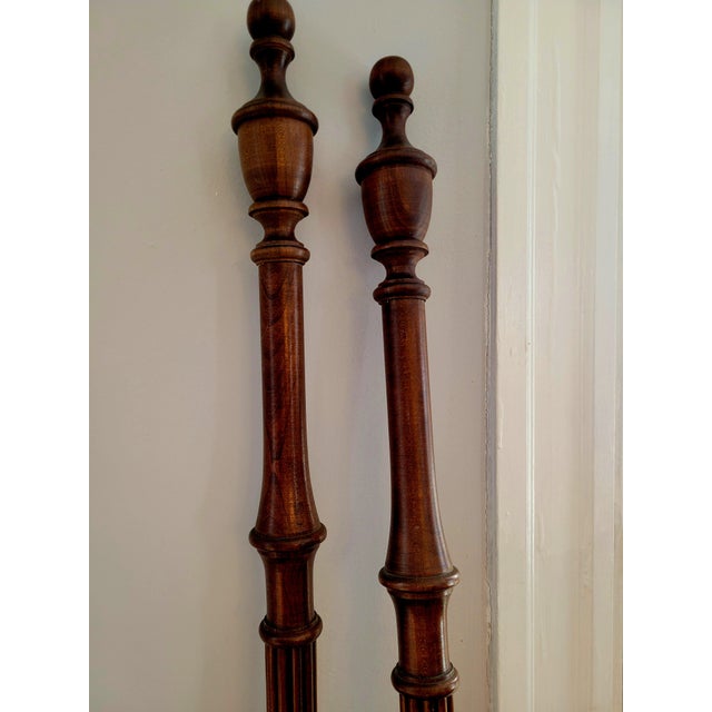 1980s Cherry Queen/Full Four-Poster Rice Bed For Sale - Image 9 of 18