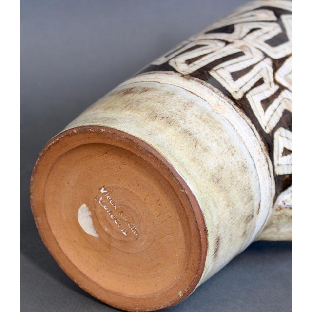 Vintage French Decorative Pitcher by Vieux Moulin, 1960s For Sale - Image 12 of 13