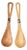 Early 21st Century Olivewood Serving Spoon Set With Bone Inlay Kenya For Sale