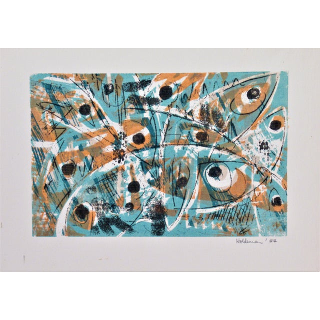 Robert Holdeman, Fish #2, 1954 For Sale In San Francisco - Image 6 of 6