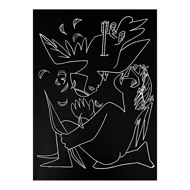 Francoise Gilot Lithograph Wounding Arrow 1975 For Sale