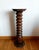 Brown Screw-on Press Stand in Carved Wood, 1950s For Sale - Image 8 of 8