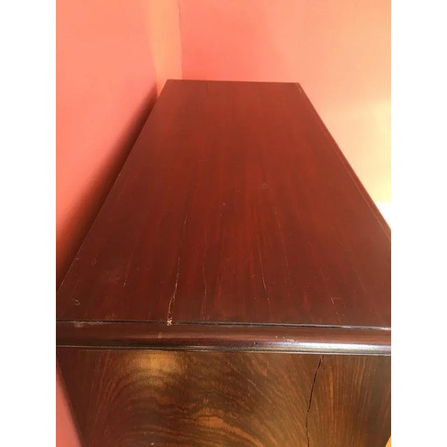 Brown 1900s British Campaign Rosewood Chest of Drawers For Sale - Image 8 of 11