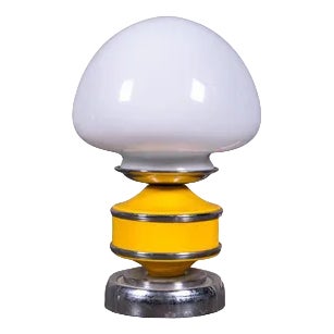 Vintage Spherical Table Lamp For Sale