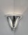 1930s French Art Deco Corner Wall Sconces by Petitot 1930s France - A Pair For Sale - Image 5 of 8