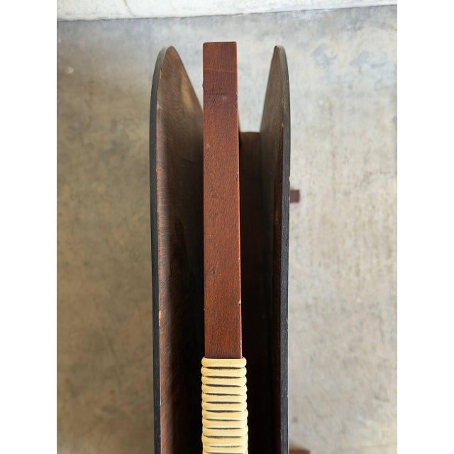 Teak Magazine Holder Danish Mid-Century Modern Vintage For Sale - Image 9 of 10