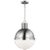 Transitional Thomas O'Brien By Visual Comfort Studio Hanks 1-Light Medium Pendant in Brushed Nickel For Sale - Image 3 of 3