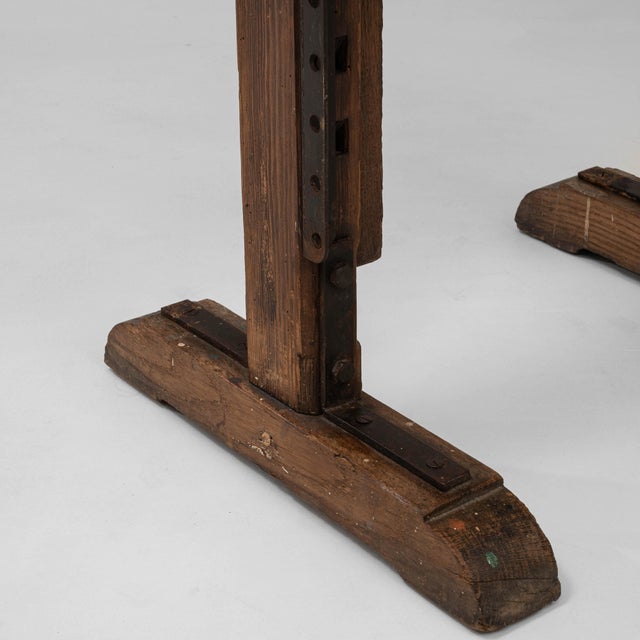 20th Century French Wooden Artist's Easel with Adjustable Tilt For Sale - Image 11 of 18