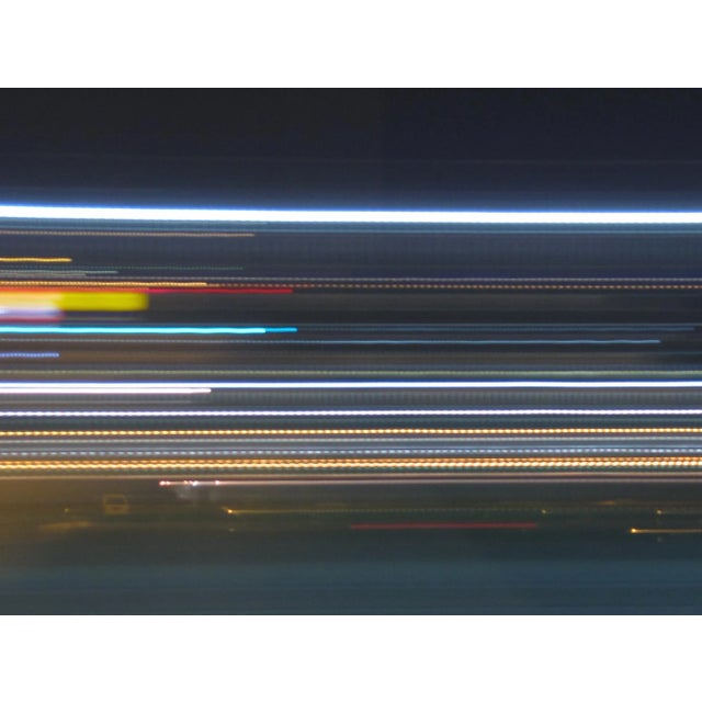 This large 40" x 30" abstract photographic print is by designer/artist/photographer Joseph Fountain, and was made in 2015....