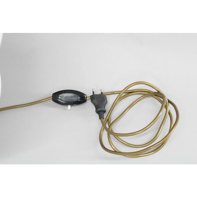 Metal Italian Murano Glass Table Lamp, 1970s For Sale - Image 7 of 15