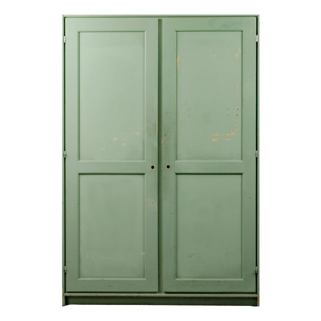 Vintage Cabinet in Green, 1950s For Sale
