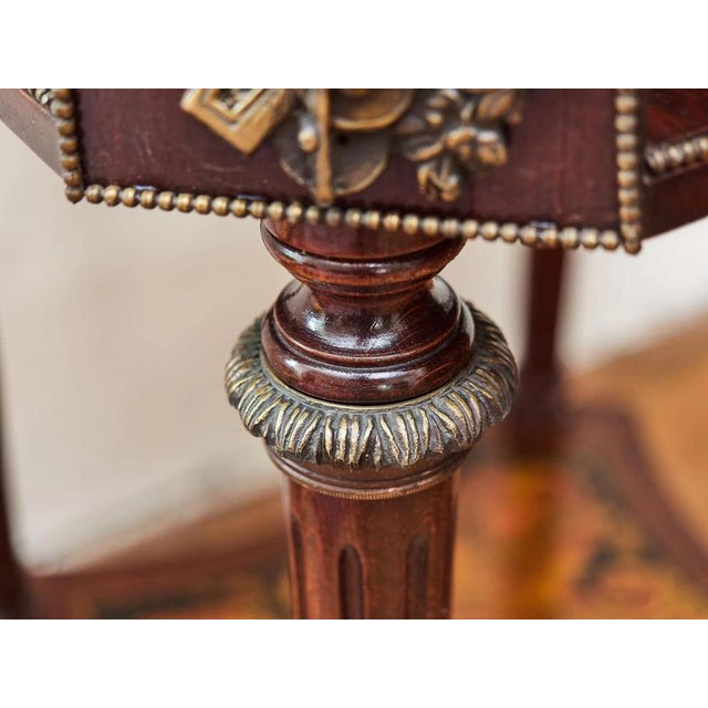 Louis XVI Neoclassical Inlaid Table For Sale - Image 9 of 11