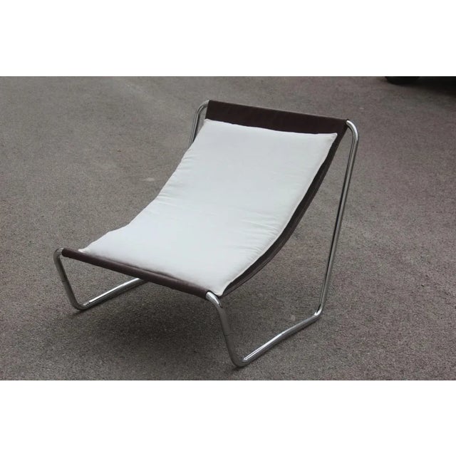 Italian Minimalist Armchair, 1970s For Sale - Image 10 of 10