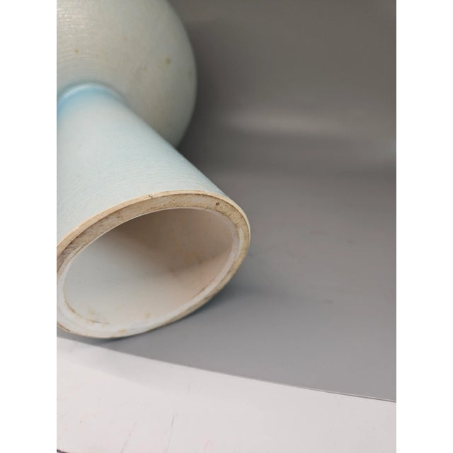 Vintage Japanese Studio Pottery Vessel Vase Ikebana Mid Century Modern Ceramics For Sale - Image 4 of 4