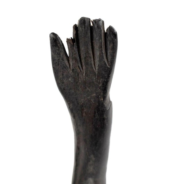 Early 20th Century Early 20th Century Makonde Standing Wood Figure Tanzania For Sale - Image 5 of 8