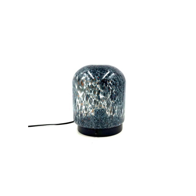 1970s Gae Aulenti, 'Neverrino' Murrine-Blown Glass Table Lamp , Vetreria Vistosi Italy For Sale - Image 11 of 14