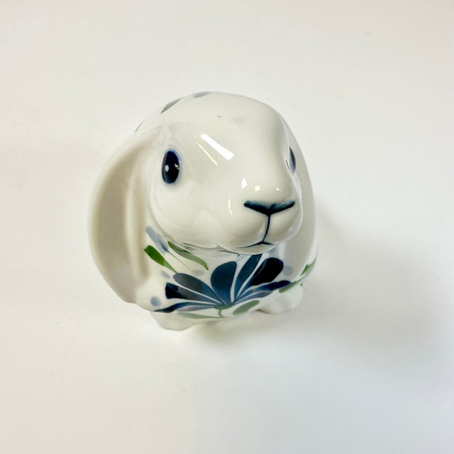 Late 20th C Vintage Hollywood Regency Boho Chic Dansk Bunny Figurine - Easter For Sale - Image 10 of 18