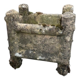 French Faux Bois Jardiniere For Sale