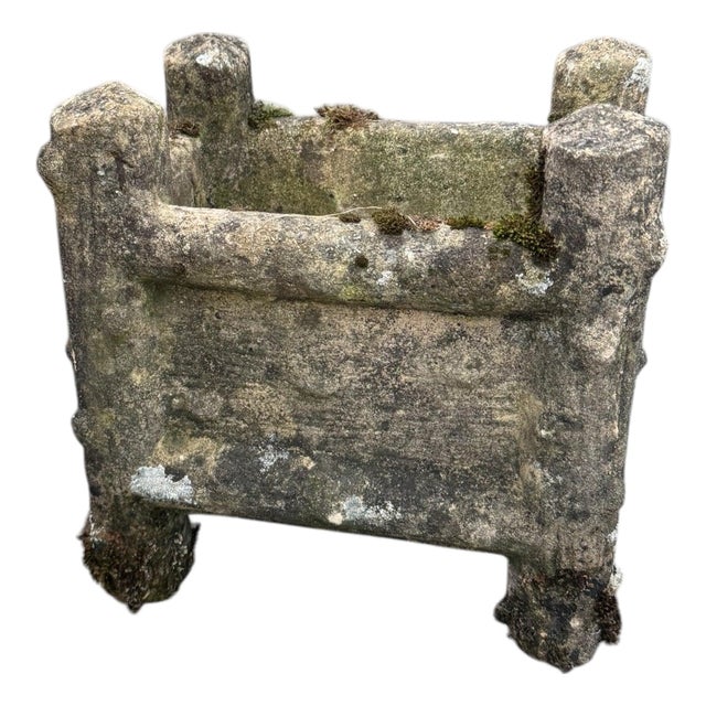 French Faux Bois Jardiniere For Sale