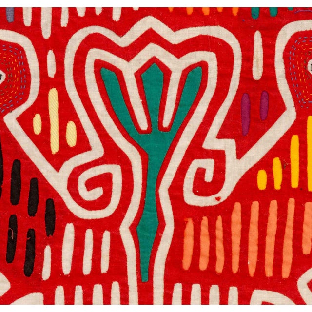 Panamanian Guna Animal Mola Textile For Sale - Image 4 of 7