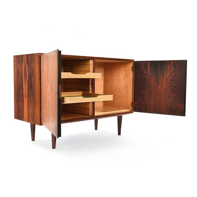 Brown Console, 1960s, in Very Good conditions. This piece is designed in the style of the selected designer and/or...