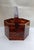 Mid-Century Modern Large Hexagonal Acrylic Glass Container with Turtle Effect, Italy, 1970s For Sale - Image 3 of 18